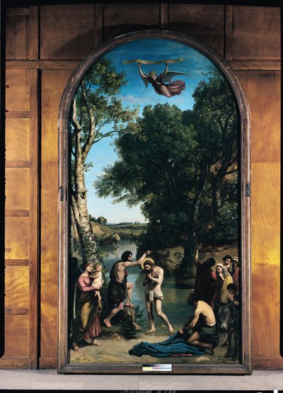 The Baptism of Christ, 1845-47 by Jean Baptiste Camille Corot